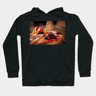 Christmas table with brownies Hoodie